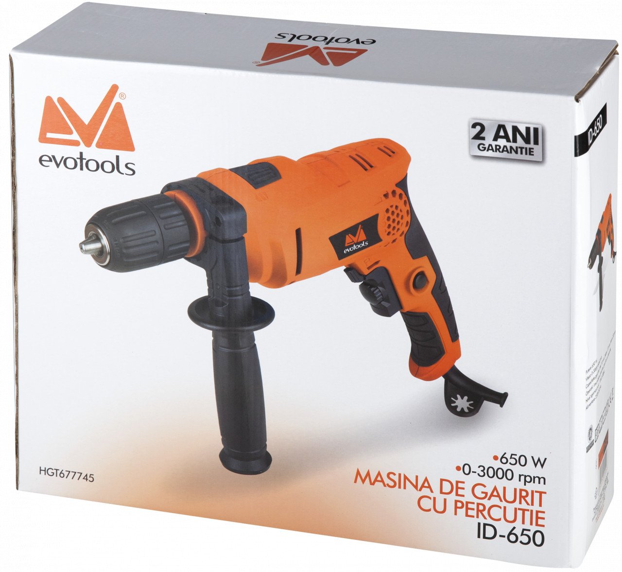 Masina de Gaurit cu Percutie ID 650 EPTO, 650W - imagine 5