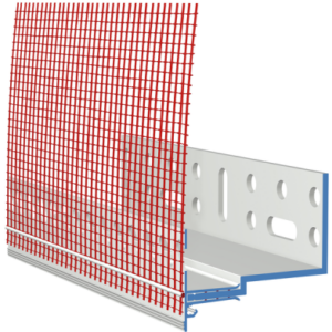 Profil de soclu PVC cu lacrimar si plasa Baumit SockelProfil therm 16cm